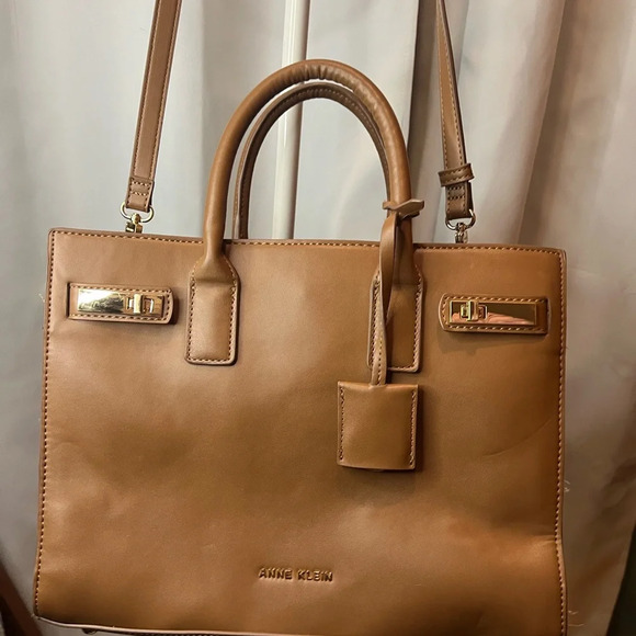 Anne Klein Tote Crossbody Tan - Picture 13 of 14